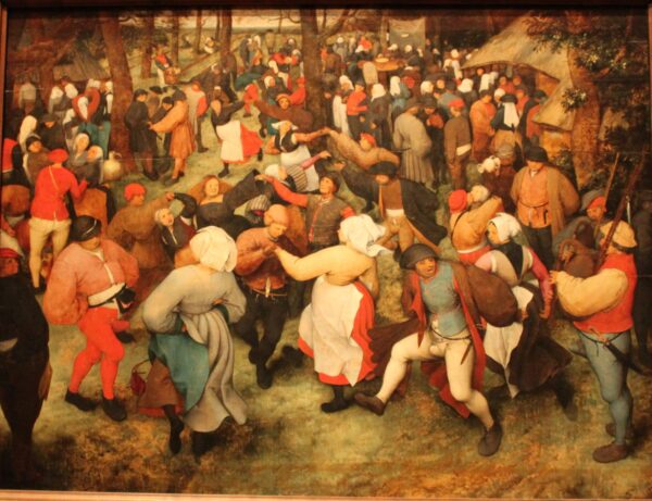 The Wedding Dance by Pieter Brueghel the Elder, hand-painted oil painting reproduction