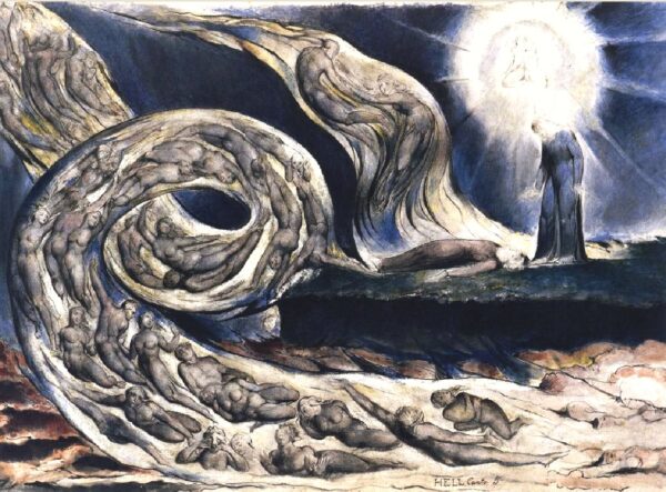 The Whirlwind of Lovers by William Blake, hand-painted oil painting reproduction