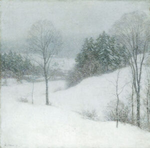 The White Veil by Willard Metcalf, hand-painted oil painting reproduction