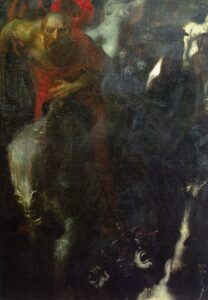 The Wild Hunt by Franz von Stuck, hand-painted oil painting reproduction