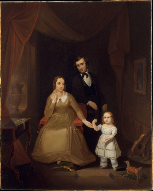The Williamson Family by John Mix Stanley, hand-painted oil reproduction