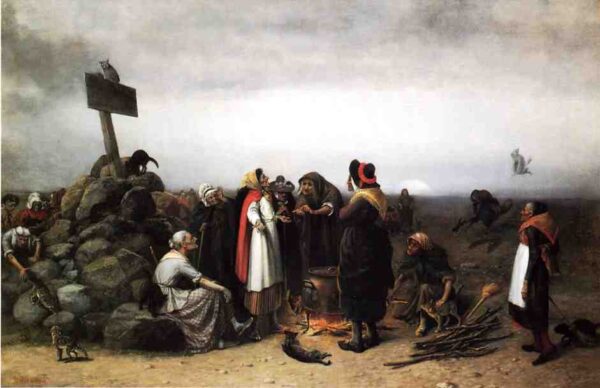 The Witches Convention by William Holbrook Beard, hand-painted oil painting reproduction