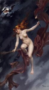 The Witches Sabbath by Luis Ricardo Falero, hand-painted oil painting reproduction