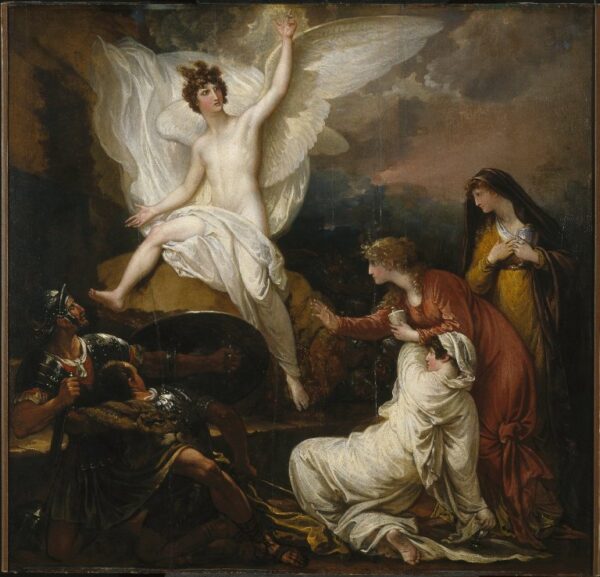 The Women at the Sepulchre by Benjamin West, hand-painted oil painting reproduction