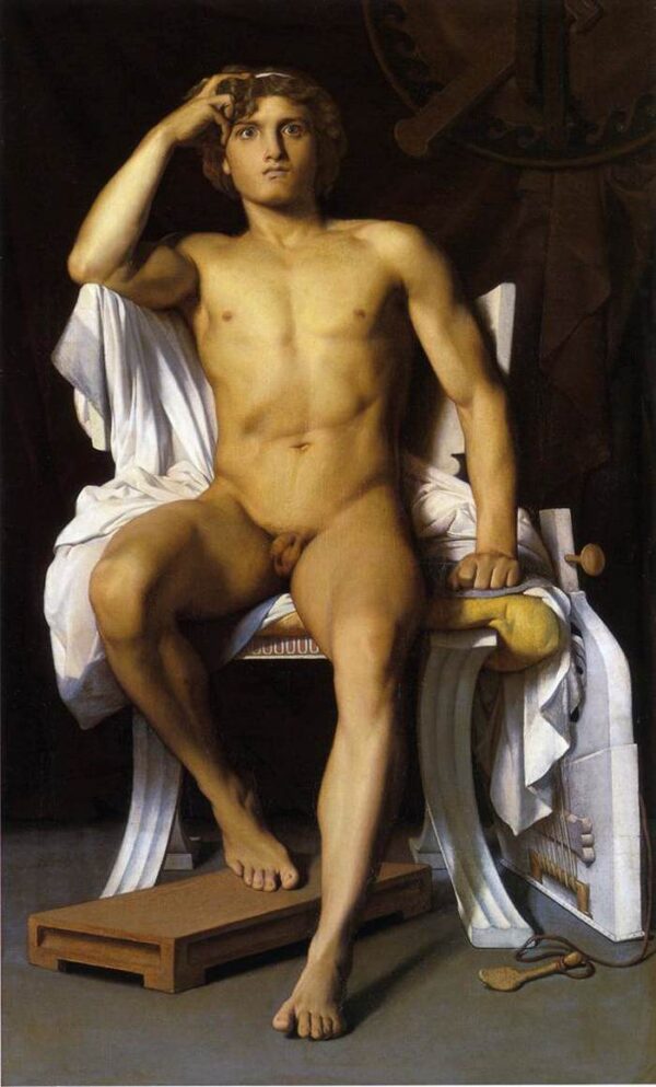 The Wrath of Achilles by François-Léon Benouville, hand-painted oil painting reproduction