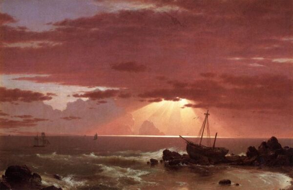 The Wreck by Frederic Edwin Church, hand-painted oil painting reproduction