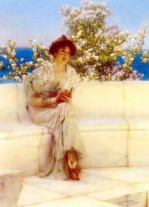 The Year’s at the Spring. All’s Right with the World by Lawrence Alma-Tadema, hand-painted oil painting reproduction
