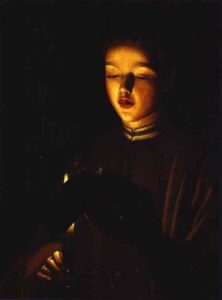 The Young Singer by Georges de La Tour, hand-painted oil painting reproduction