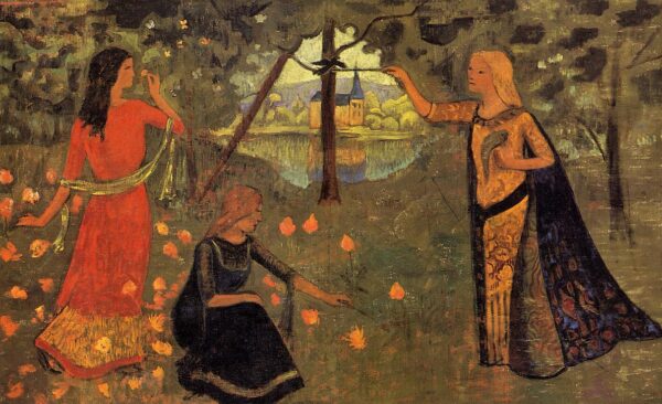 The Youth of Queen Anne by Paul Sérusier, hand-painted oil painting reproduction