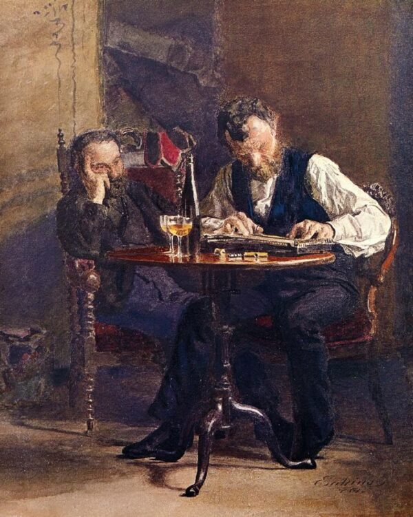 The Zither Player by Thomas Eakins, hand-painted oil painting reproduction