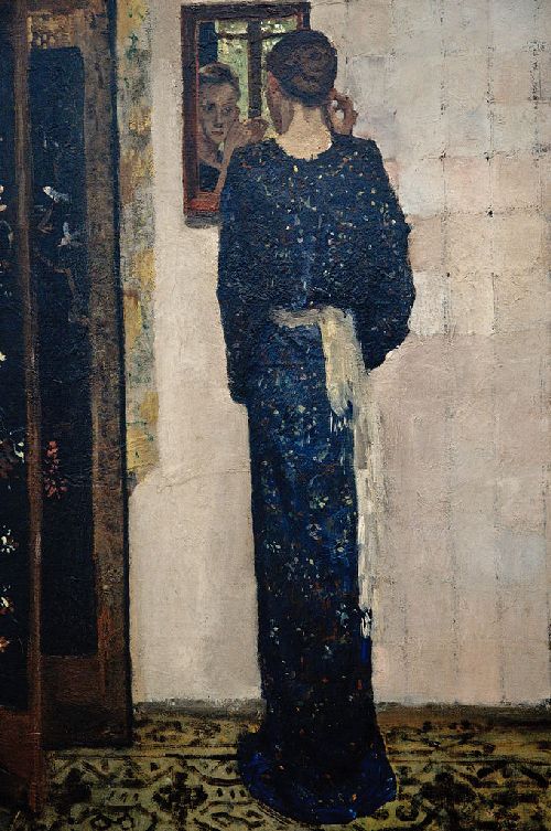 The earring by George Hendrik Breitner, hand-painted oil reproduction