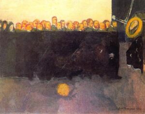 The funeral of Vincent van Gogh by Émile Bernard, hand-painted oil painting reproduction