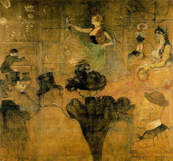 The morisca dance by Toulouse-Lautrec, hand-painted oil painting reproduction