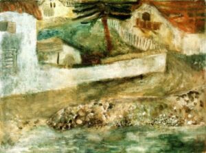 The village’s fringe by Imre Ámos, hand-painted oil painting reproduction
