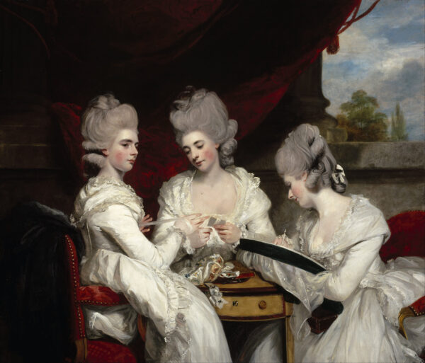 The Ladies Waldegrave by Joshua Reynolds, hand-painted oil painting reproduction
