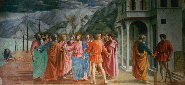 The Tribute Money by Masaccio, hand-painted oil painting reproduction