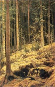 Thicket by Ivan Shishkin, hand-painted oil painting reproduction