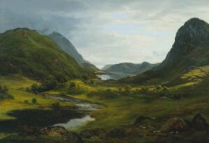 Thirlmere by John Glover, hand-painted oil painting reproduction