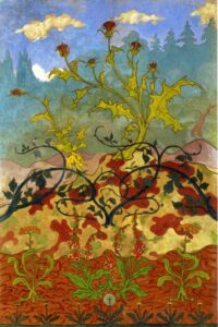 Thistle and Digitales by Paul Ranson, hand-painted oil painting reproduction