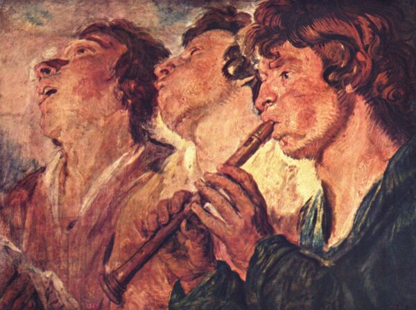 Three Musicians by Jacob Jordaens, hand-painted oil painting reproduction