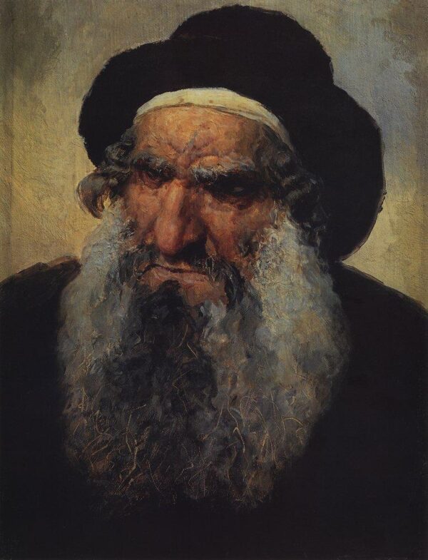 Tiberian Jew by Vasiliy Polenov, hand-painted oil reproduction