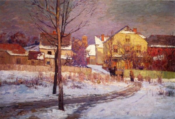 Tinker Place by Theodore Clement Steele, hand-painted oil painting reproduction
