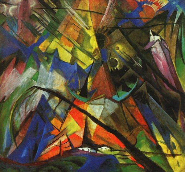 Tirol by Franz Marc, hand-painted oil painting reproduction