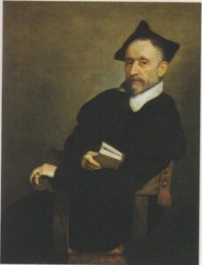 Titian’s Schoolmaster by Giovanni Battista Moroni, hand-painted oil painting reproduction