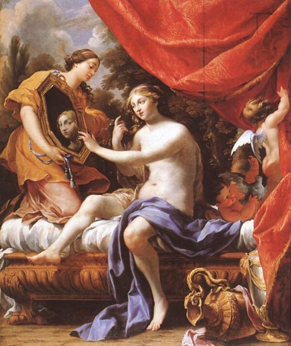Toilet of Venus by Simon Vouet, hand-painted oil painting reproduction