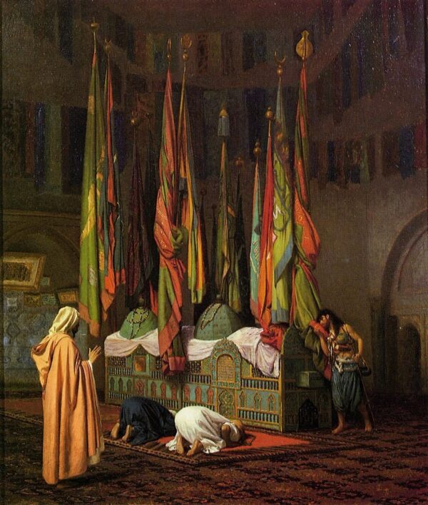 The Sentinel at the Sultan’s Tomb by Jean-Léon Gérôme, hand-painted oil painting reproduction