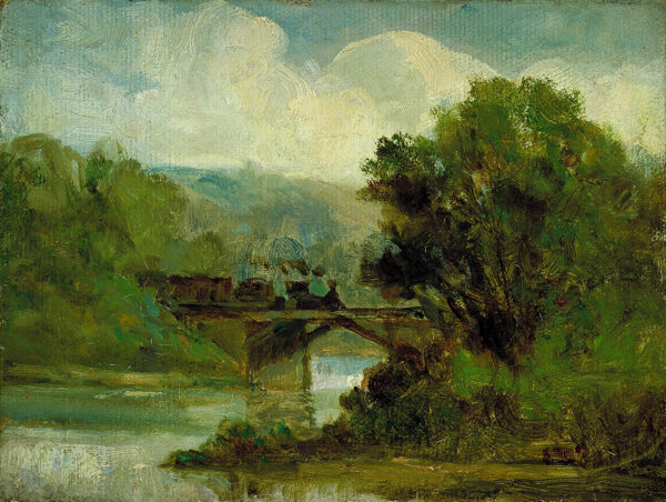 Train by Edward Mitchell Bannister, hand-painted oil painting reproduction