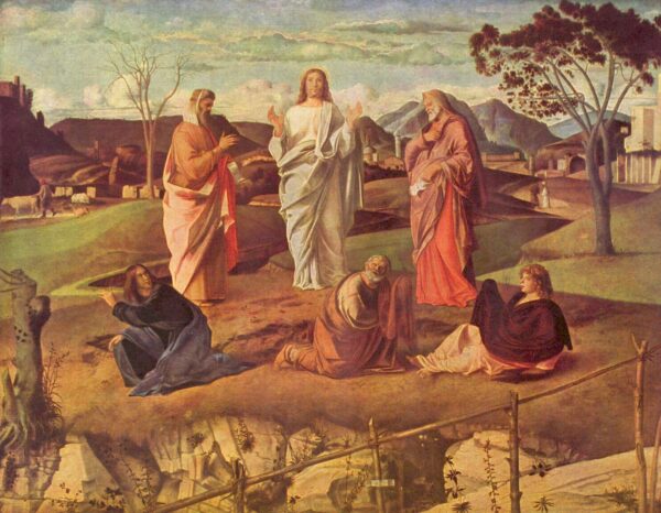 Transfiguration of Christ by Giovanni Bellini, hand-painted oil painting reproduction