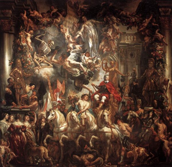 Triumph of Frederik Hendrik by Jacob Jordaens, hand-painted oil painting reproduction