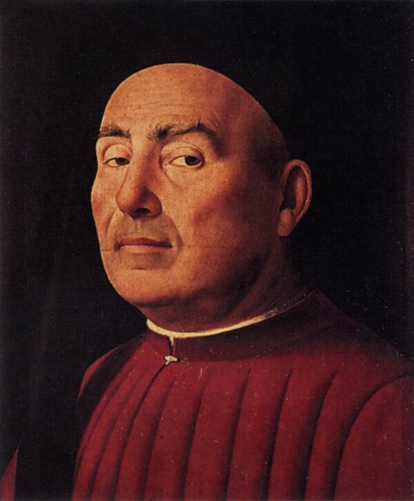 Trivulzio Portrait by Antonello da Messina, hand-painted oil painting reproduction