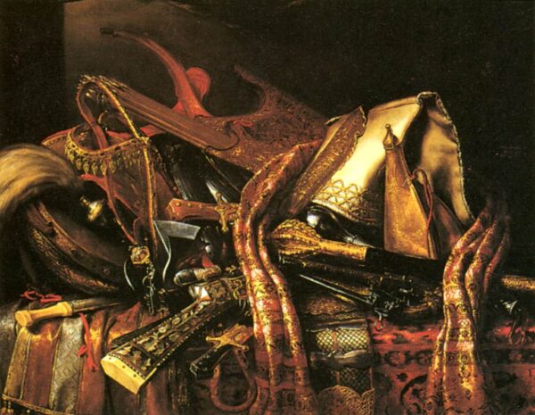 Turkish Arms by Bartilomo Bimbi, hand-painted oil painting reproduction