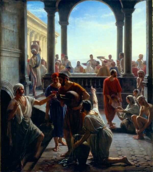 Turning Water to Wine by Carl Heinrich Bloch, hand-painted oil painting reproduction