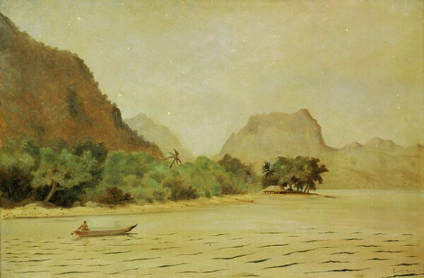 Twilight by Louis M Eilshemius, hand-painted oil painting reproduction