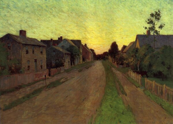 Twilight Along the Florida Coast 1893 by Arthur Wesley Dow, hand-painted oil reproduction