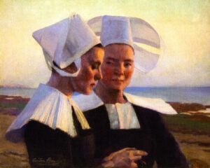 Twilight Confidences by Cecilia Beaux, hand-painted oil painting reproduction