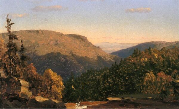 Twilight Park by Sanford Robinson Gifford, hand-painted oil painting reproduction