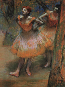 Two Dancers b by Edgar Degas, hand-painted oil painting reproduction