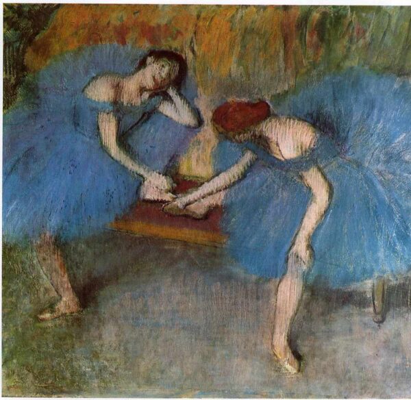 Two Dancers c by Edgar Degas, hand-painted oil painting reproduction