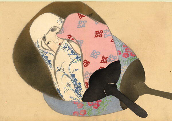 Two Fans by Kamisaka Sekka, hand-painted oil painting reproduction