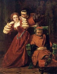 Two Gentlemen of Verona by Alfred Elmore, hand-painted oil painting reproduction
