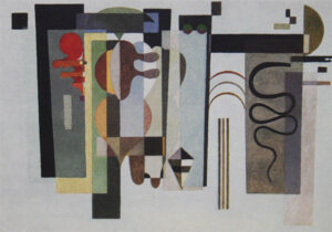 Two Green Points by Wassily Kandinsky, hand-painted oil painting reproduction