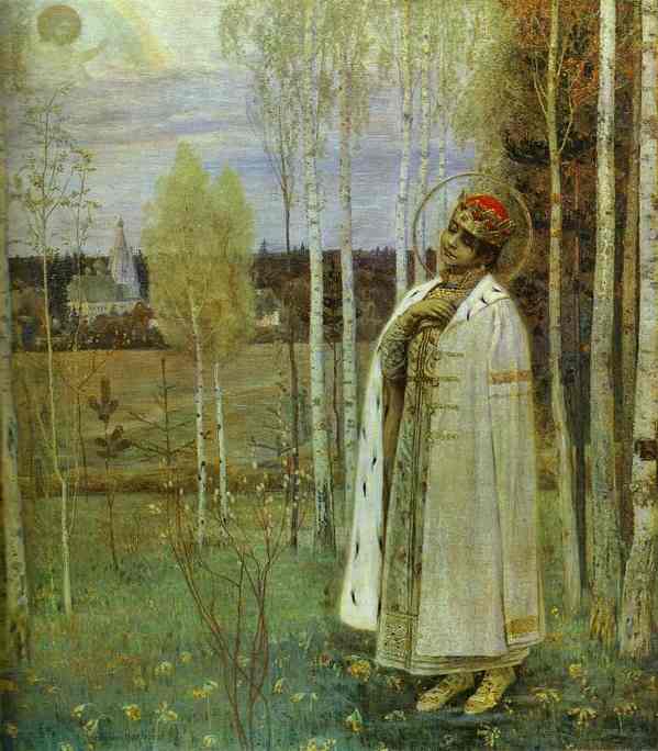 Tzarevich Dmitry by Mikhail Nesterov, hand-painted oil reproduction