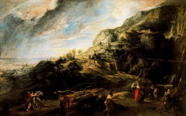 Ulysses in the island of Pheaciens by Peter Paul Rubens, hand-painted oil painting reproduction