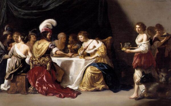 Ulysses and Circe by Jan van Bijlert, hand-painted oil painting reproduction