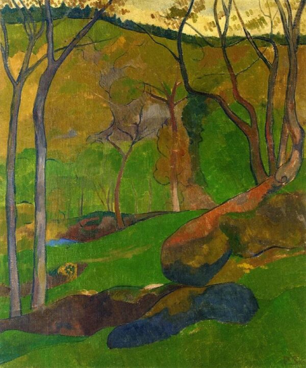 Undergrowth at Huelgoat by Paul Sérusier, hand-painted oil painting reproduction
