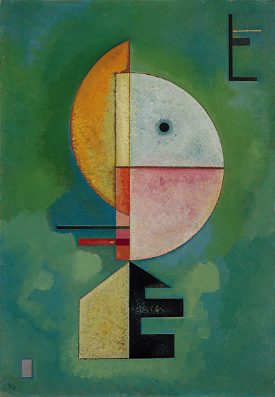 Upward by Wassily Kandinsky, hand-painted oil reproduction